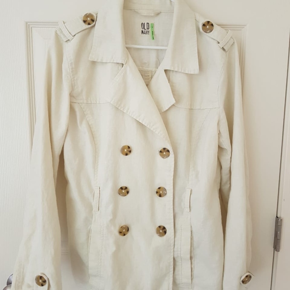 Old Navy Off- white L Jacket